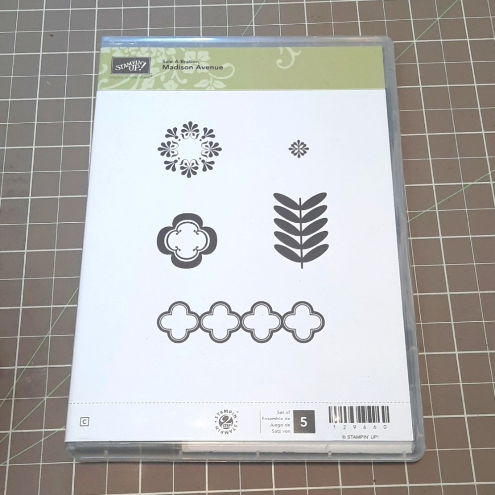 New Madison Avenue cling rubber stamp set